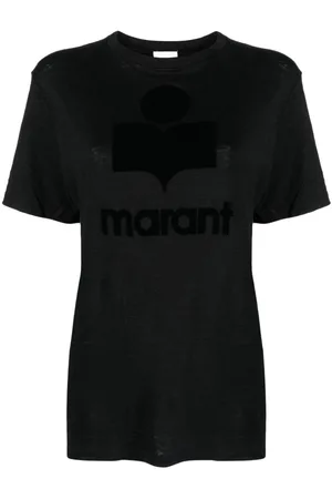Marant Etoile Zewel T-Shirt mit geflocktem Logo