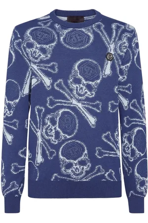 Philipp Plein Pullover mit Totenkopf