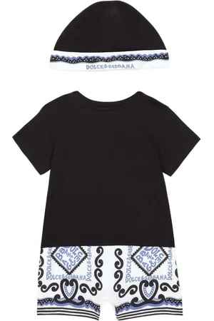 Dolce & Gabbana Strampler-Set mit Marina-Print