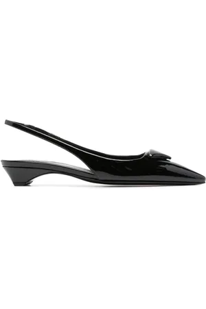 Prada Slingback-Ballerinas aus Lackleder