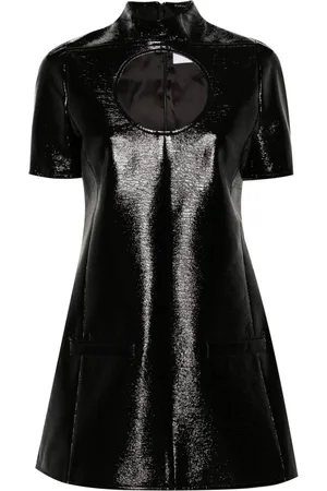 Courrèges Minikleid mit poliertem Finish
