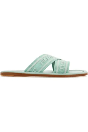 Salvatore Ferragamo Pantoletten mit runder Kappe