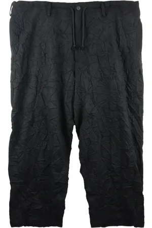 YOHJI YAMAMOTO Shorts mit Knitteroptik