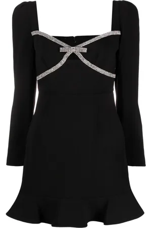 Self-Portrait Minikleid mit Schleife