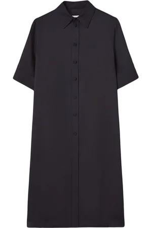 Jil Sander Midikleid mit kurzen Ärmeln