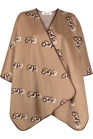 Diane von Furstenberg Curtis Jacquard-Cape