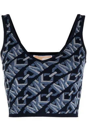 Michael Kors Top aus Monogramm-Jacquard