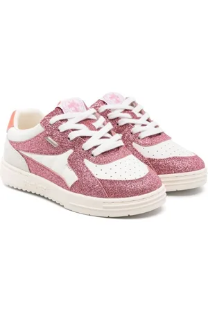 Palm Angels University Sneakers in Glitter-Optik