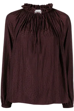 Lanvin Bluse mit Rüschendetail