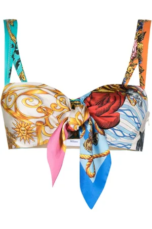 Moschino Bralet mit Print-Mix