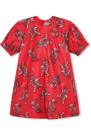 Kenzo Kleid mit grafischem Print