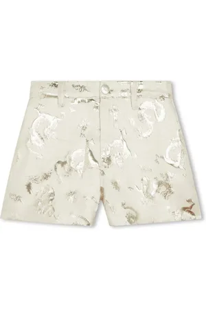 Kenzo Shorts mit Jacquardmuster im Metallic-Look