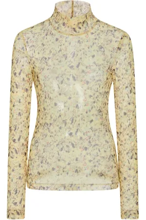 ROSETTA GETTY Foam T-Shirt mit Rollkragen