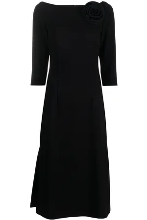 NISSA Seidenkleid mit Blumendetail