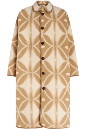Etro Geometrisch gemusterter Jacquard-Mantel