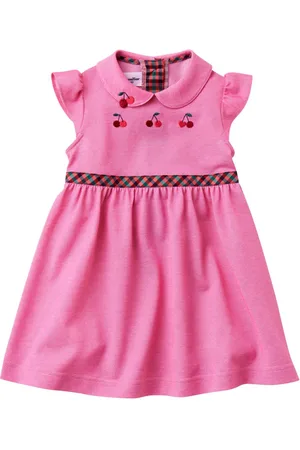 Familiar Besticktes Pikee-Kleid