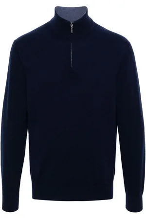 Cruciani Kaschmirpullover mit Reißverschluss