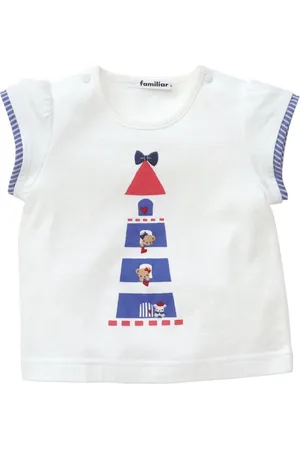 Familiar T-Shirt mit Stickerei