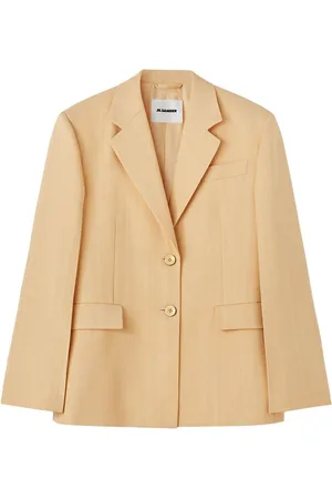 Jil Sander Einreihiger Blazer aus Krepp