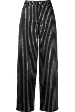 ROTATE Weite Paillettenhose