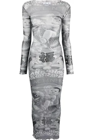 ACT N°1 Semi-transparentes Kleid