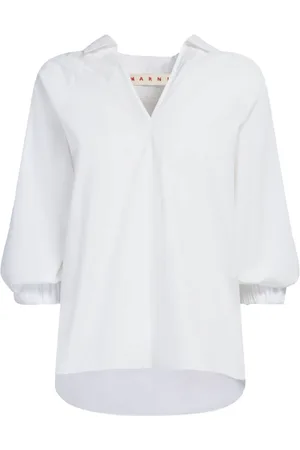 Marni Bluse mit V-Ausschnitt
