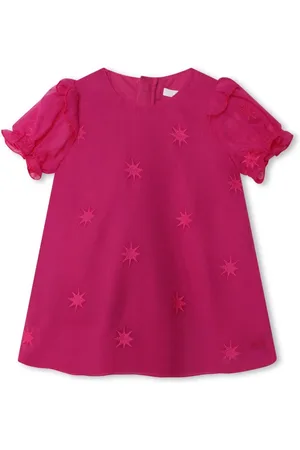 Chloé Kleid aus Seide mit Sternstickerei