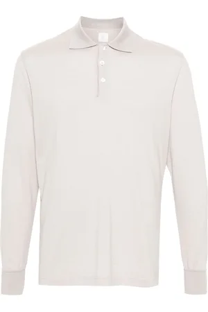 ELEVENTY Langärmeliges Poloshirt aus Jersey