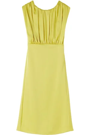 Jil Sander Gerafftes Midikleid