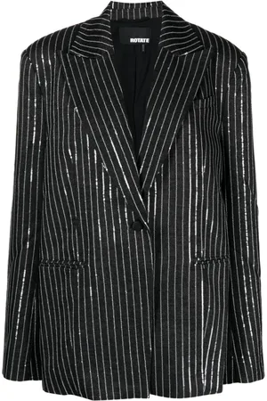 ROTATE Einreihiger Blazer mit Pailetten