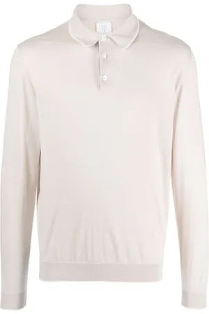 ELEVENTY Langärmeliges Poloshirt