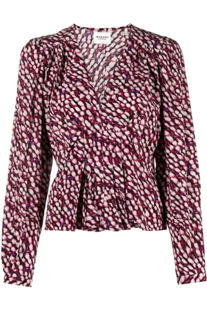 Marant Etoile Eddy Bluse mit Animal-Print
