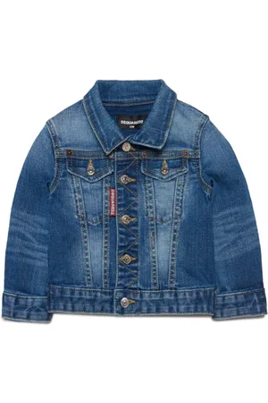 Dsquared2 Jeansjacke mit Logo-Schild