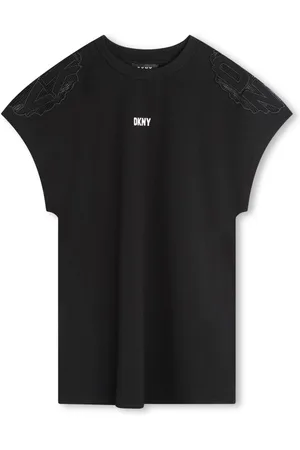 DKNY Kleid mit Logo-Stickerei