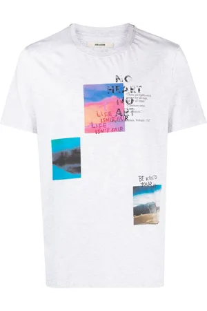 Zadig & Voltaire Meliertes T-Shirt mit Print