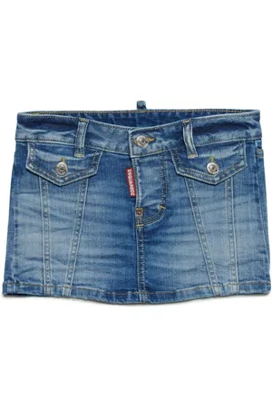Dsquared2 Jeansrock mit Logo-Applikation