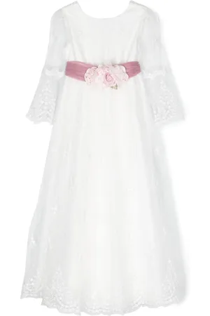 MONNALISA Maxikleid mit Blumenapplikation