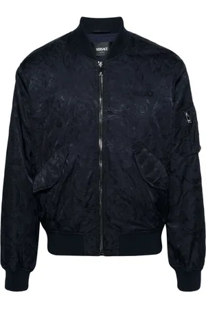 VERSACE Bomberjacke mit Logo-Stickerei