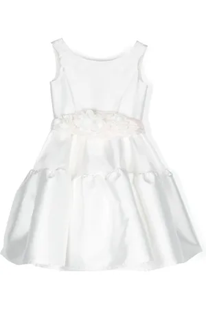 MONNALISA Gestuftes Kleid mit Blumenapplikation