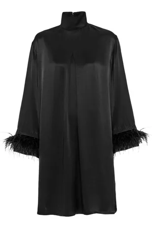 Sleeper Minikleid mit Federbesatz