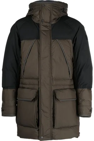 Woolrich Gefütterter Mantel mit Logo-Patch