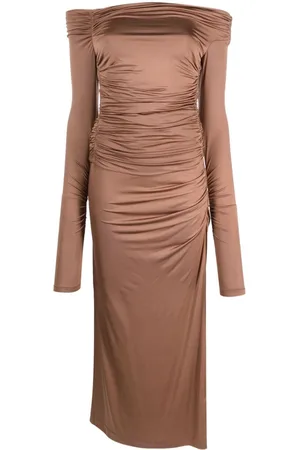 Helmut Lang Schulterfreies Maxikleid