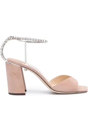 Jimmy Choo Saeda Sandalen aus Wildleder 85mm
