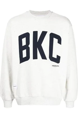 Chocoolate Jersey-Sweatshirt mit Stickerei