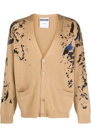 Moschino Cardigan mit Farbklecksen