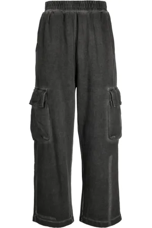 Izzue Weite Cargohose im Distressed-Look