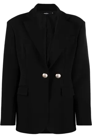 AMEN Blazer mit fallendem Revers