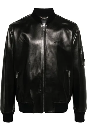 VERSACE Bomberjacke aus Leder