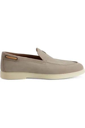 Giuseppe Zanotti Maui Loafer aus Wildleder mit Logo-Schild