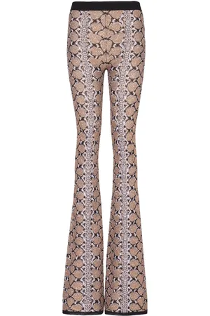 Balmain Jacquard-Hose mit ausgestelltem Bein
